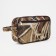 Lightning cosmetic bag, brown color/foliage