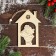 Christmas tree decoration "Favorite New Year's friends, in a hut" 11.5x16.5 cm, mix