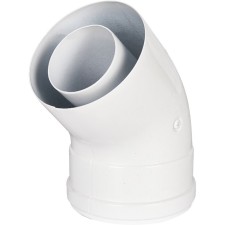 The chimney element Rommer RCA-6010-000045, divert is dialing, d = 60/100 mm, 45 °