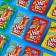 Acidic chewing gum with liquid caramel "hot dog" 15 g
