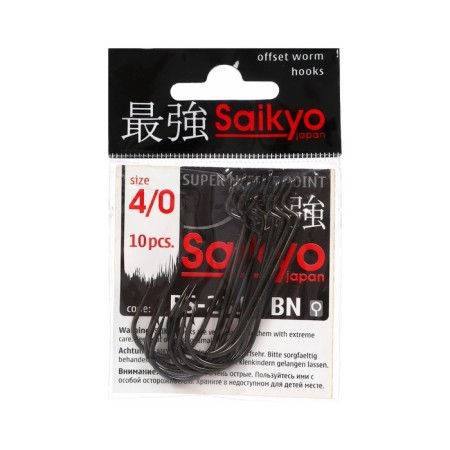 Hooks Saikyo BS-2314 BN No. 4/0, 10 pcs-1