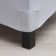 A case on a chair with a back, the color is gray, 90x40x40 cm, 100% p/e