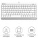 Keyboard A4Tech FSTYLER FKS11 White/Gray USB