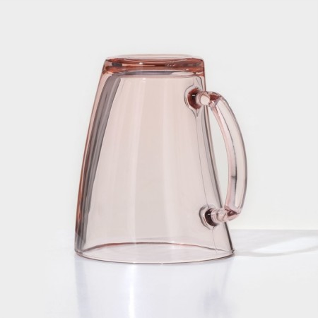 Glass Glass "Shaype", 320 ml, pink color-1