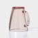 Glass Glass "Shaype", 320 ml, pink color