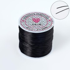 Silicone thread (elastic band) d = 0.6-0.8 mm, l = 50 m, black color