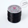 Silicone thread (elastic band) d = 0.6-0.8 mm, l = 50 m, black color