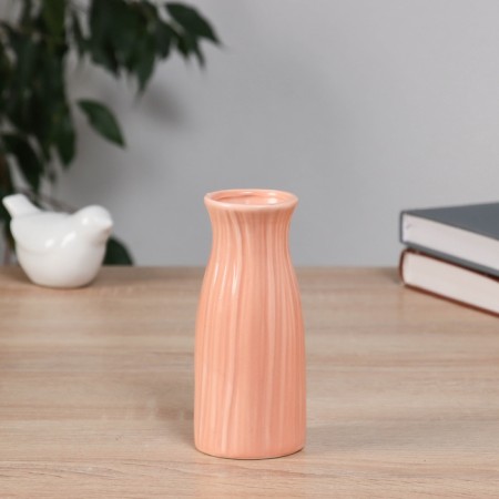 VAZA Keramics Table "Francis" waist, 12.5x5 cm, peach