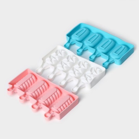 A set of ice cream shapes "Eskimo", 3 pcs, silicone, 20 × 12 cm-6