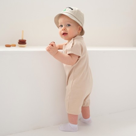 Pesopherician-football cap for children's minku, beige color, height 68-74 cm-3