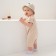 Pesopherician-football cap for children's minku, beige color, height 68-74 cm