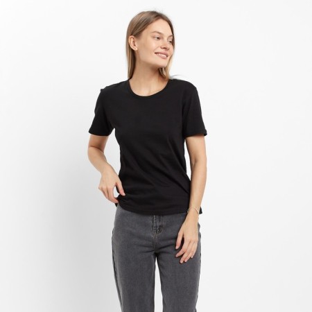 T -shirt female, black color, size 50-1