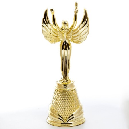 Nick award figure “Best leader”, plastic, gold, 19.3 x 7 cm.-4