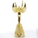 Nick award figure “Best leader”, plastic, gold, 19.3 x 7 cm.