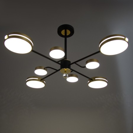 Laser Laser 8XLED 144W 3000-6000K black and gold 75x75x48 cm Bayerlux-4