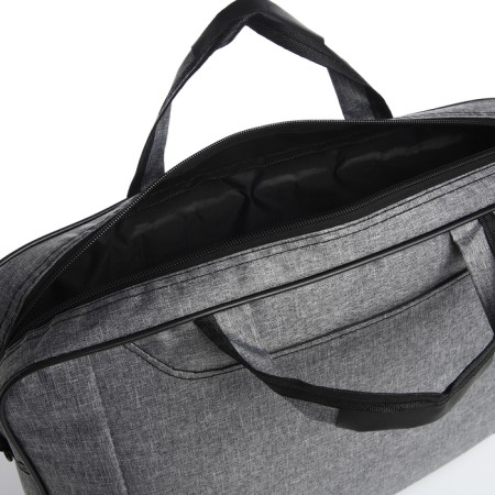 Laptop bag, gray color-5