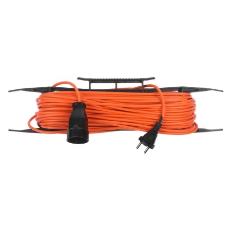 The extension cord on the frame Luazon Lighting Eco, 1 Roset, PVS 2x0.75, 6 A, 1300 W, 30M, Orange-1