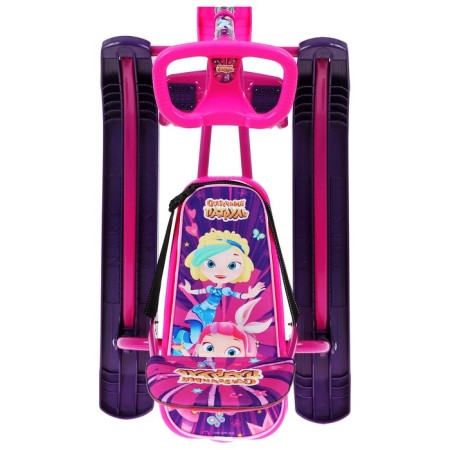 Snow -chapel "Fairytale Patrol", SSP2, with a back and a seat belt, purple/pink-6