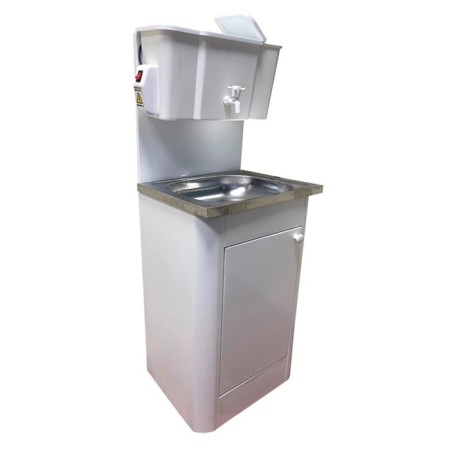 Washbuilder "Aquarius", cottage, with AVN, stainless Moika, 1200 W, 17 l, white-2