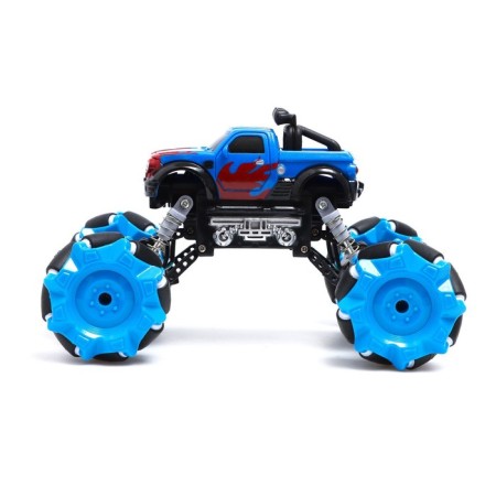 Radio -controlled jeep Drift, 4WD, drift, works on the battery, the color is blue-1