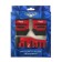 Cartage pedals, anti -slip, red, set 3 pcs