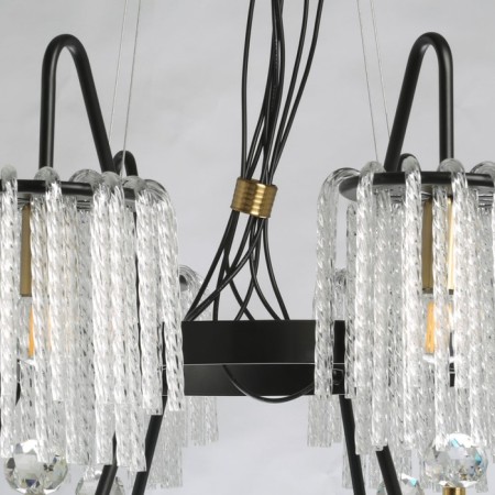 Lavinia chandelier, size 84x120x84 cm, 480W 8xe14 IP 20-12