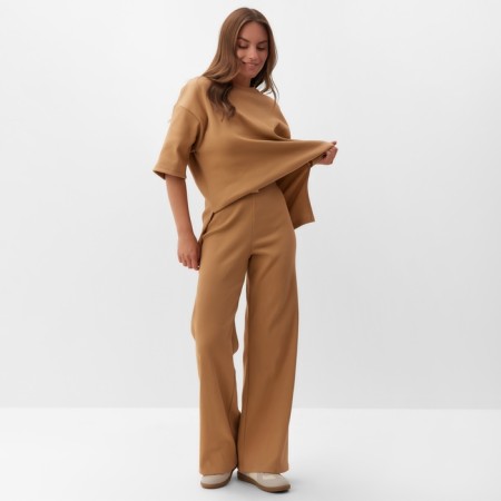 Women's costume (T -shirt and trousers) Mist, p. 44-46, brown-4