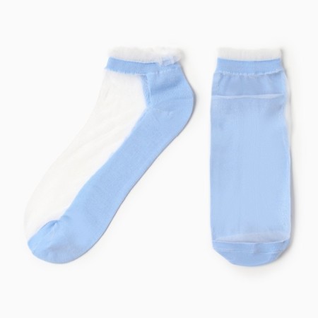 Women's socks glass minku color blue, size 36-37 (23 cm)-2