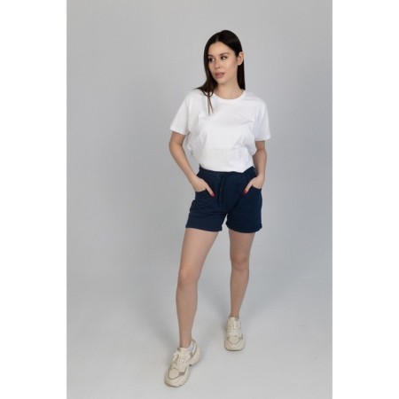 Women's shorts ise, size 46 cm, blue color-2
