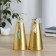 Vase "Magic Momns" Gold D-3.5cm 7.5 (bottom) x15cm