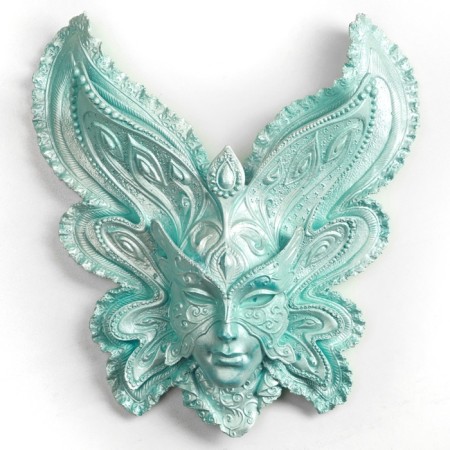 Panel "Mask 3" Mint, 30cm