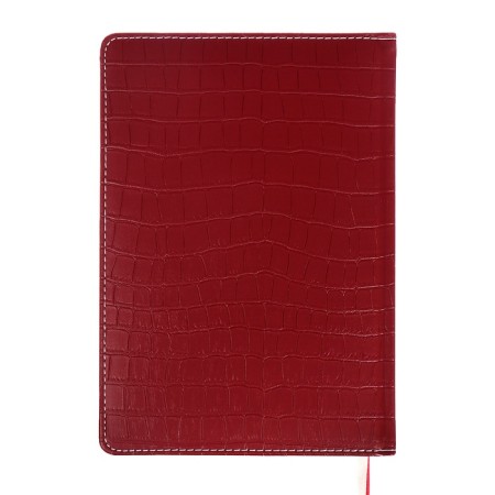 Dated diary 2024 A5 176 sheets, Devente.wild, Firmly covered with artificial leather, gold cut, lies, cream block 70 g/m2, burgundy block-15