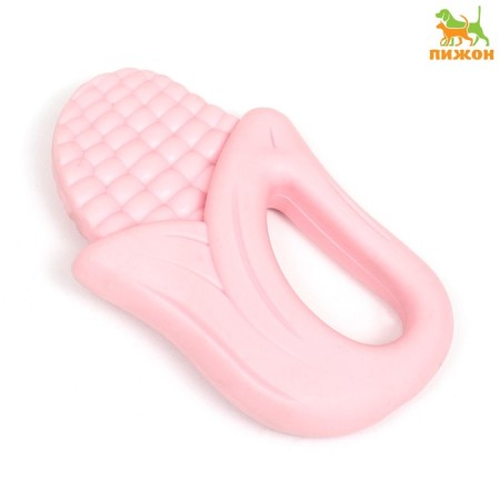 Dog toy "corn", tp, 10 cm, pink
