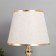 Table lamp "Master" 1x40W E27+backlight LED 5W gold 25x25x42cm