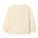 Pajamas for the girl is combed, the color is light yellow/pink, height 122-128