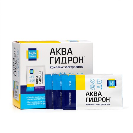 Aquahydron "dextrose+potassium chloride+sodium chloride+sodium citrate+zinc lactate", 20 pcs