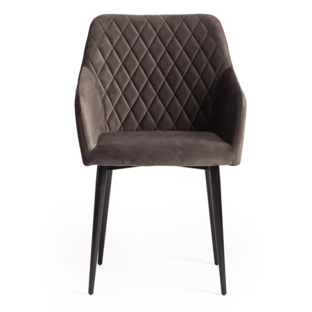 Bremo Mod chair. 708 fabric/metal, 58x55x83cm, dark gray 14/black-3