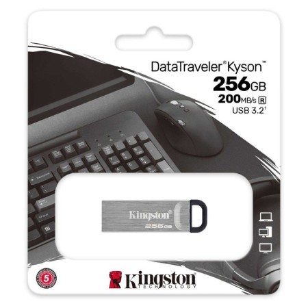 Kingston 256Gb Datatraveler Kyson DTKN/256GB USB3.2 Silver/Black-2