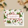 Happy New Year postcard, cones, 10.5 x 7.5 cm, New Year