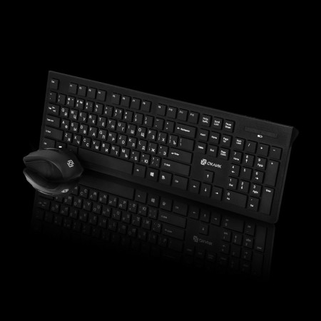 Keyboard + Mouse Rickle 250m Clab: Black Mouse: Black USB Wireless Slim (997834)-7