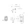 Bronze de Luxe 10138DF shower system, without spout, tropical shower, hidden installation, brass 414233