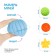 Gift set of developing massage balls "Training", 4 pcs, crumb I