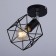 Spot "rectangle" E27 40W black 14.5x18 cm