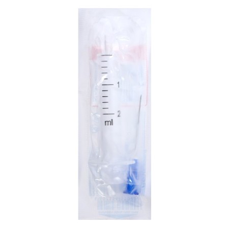 Medical syringe two -component 2 ml, 21g, 0.6 x 30 mm, IPC Yelets, Russia