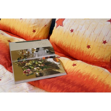 Bed linen Duet "Stars", size 220x240 cm, 145x215 cm - 2 pcs, 50x70 cm - 2 pcs-3