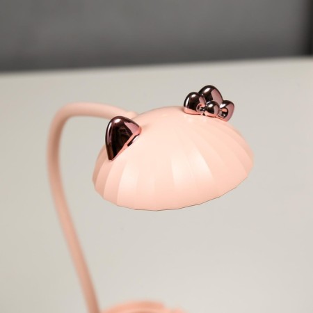 Table lamp with AKB 16216/1PK LED 4W 3000/6000K USB pink 8x8x44.5 cm Risalux-7