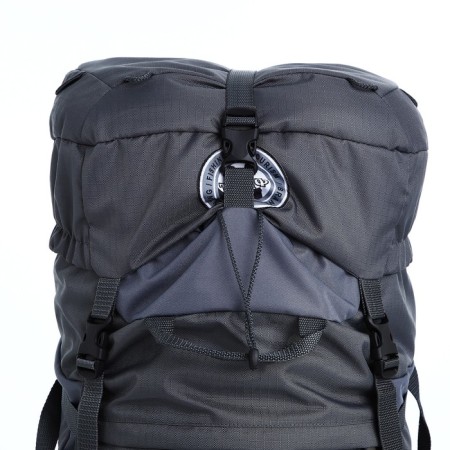 Tourist backpack, TAIF, 100 L, cord department, 2 outer pockets, color gray color-4