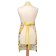 Apron "Ethel: Yellow" 70x60 cm, 100% cotton, sarzha 190 g/m²