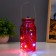 Nightnik "Dellos" LED from batteries red 7x7x17.5 cm Risalux