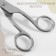 Portnovsky scissors, 8 ", 20.3 cm, silver color